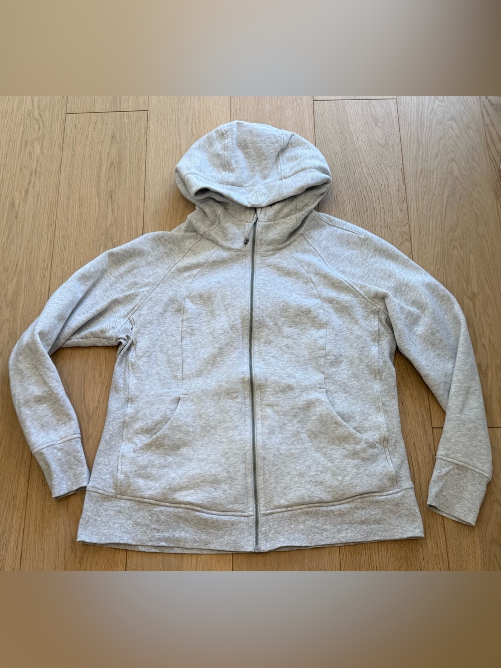 Lululemon Grey Full Zip Hoodie Jacket Size 20 Plus Size